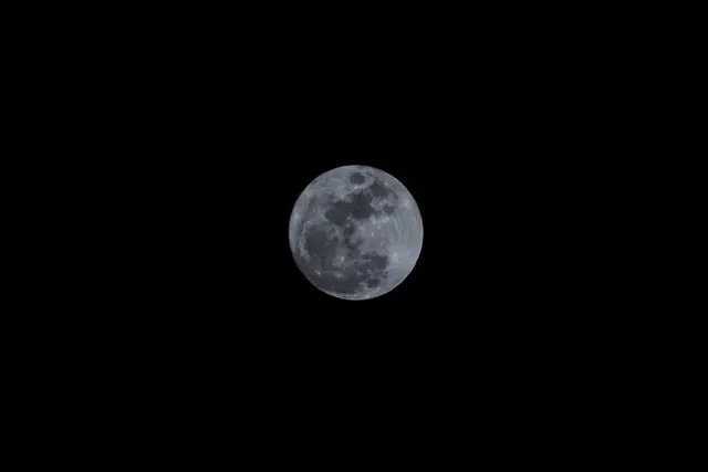 Full Moon in Dark Void