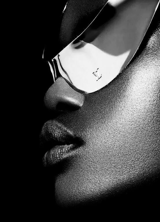 Monochrome Portrait with Sunglasses
