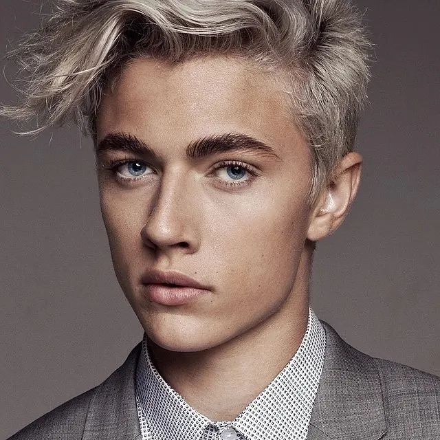 Male Portrait with Bleached Hair