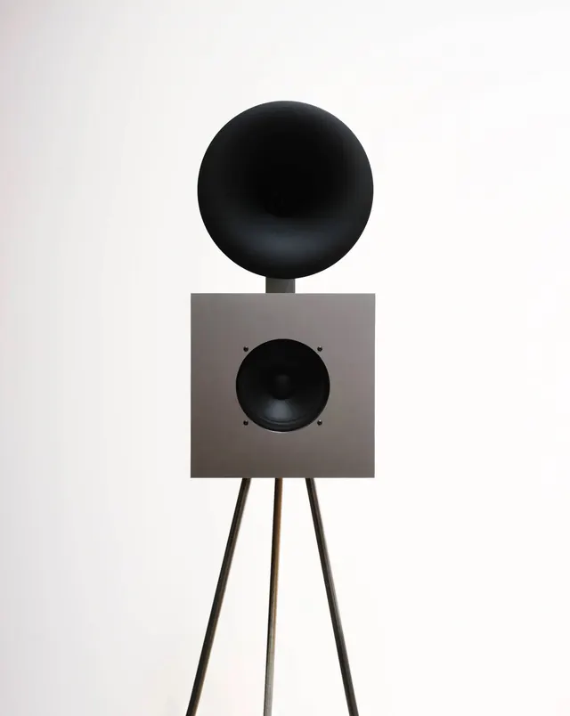 Studio Monitor Speaker on Tripod