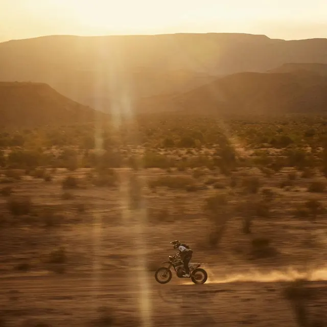 Desert Motorcycle Ride