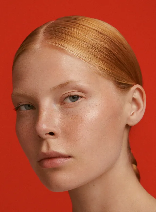 Portrait of a Woman with Red Hair