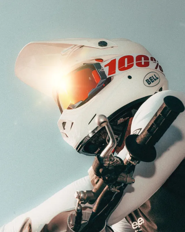 Motorcycle Rider Close-up