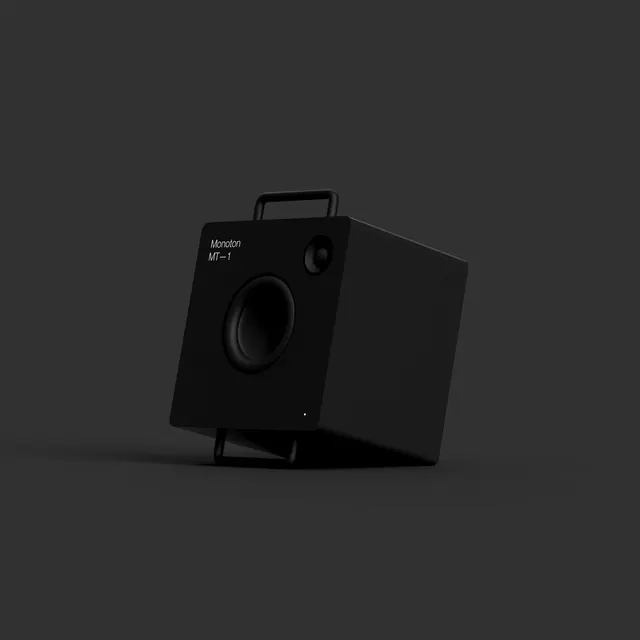 Black Studio Monitor Speaker
