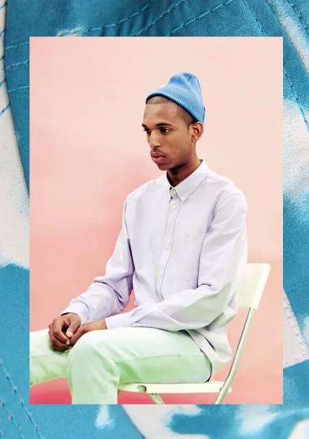 Portrait of a man in a blue beanie