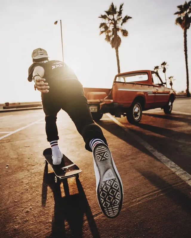 Skater in Urban Setting