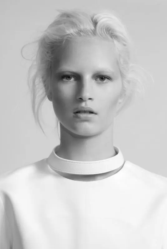 Monochrome Portrait with High-Key Lighting