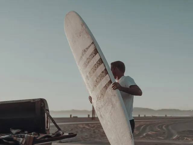 Surfer with Surfboard