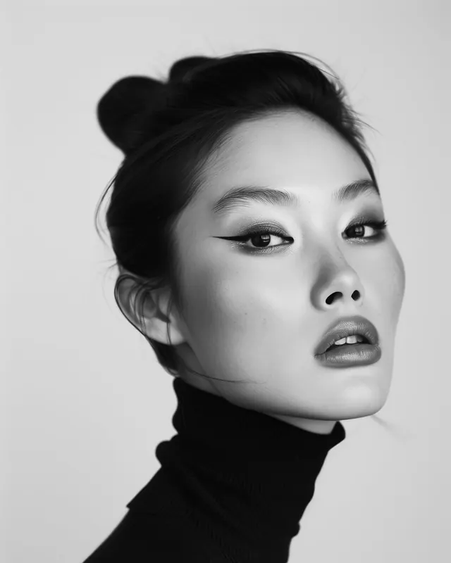 Monochrome Portrait of a Woman