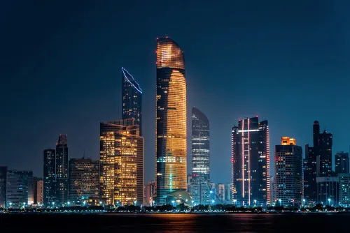 Night Cityscape Skyline