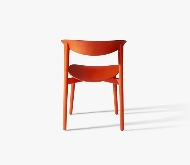 Orange Minimalist Chair