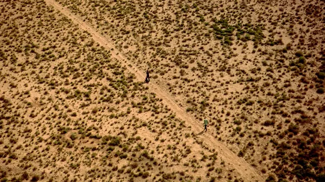 Aerial Desert Landscape
