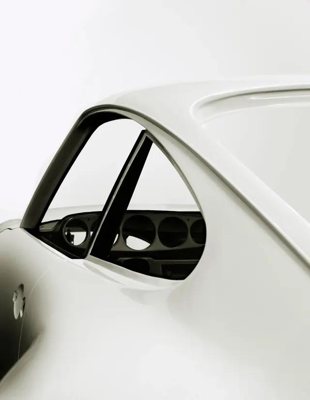 White Car Interior Detail