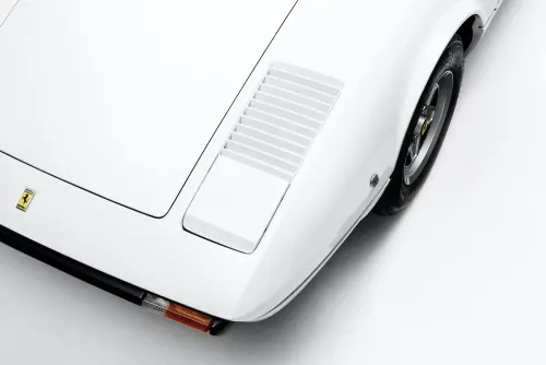 White Vehicle Close-up