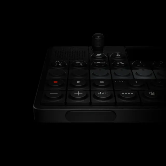 Black Mechanical Keyboard Close-up