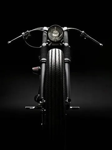 Motorcycle Front View