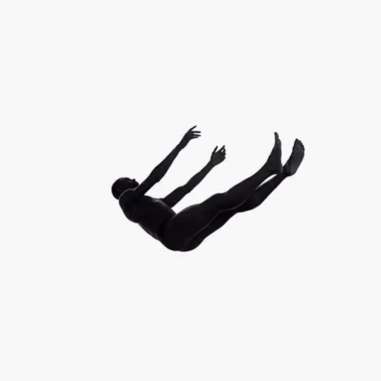 Floating Human Silhouette