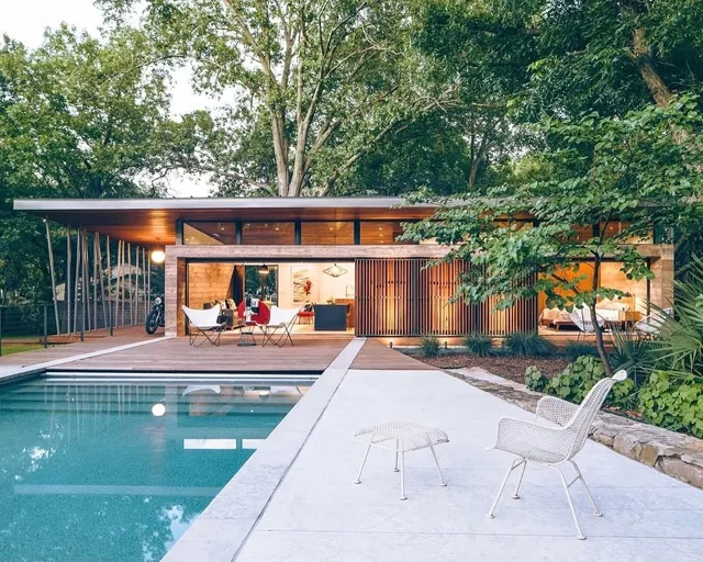 Modernist Pavilion with Pool