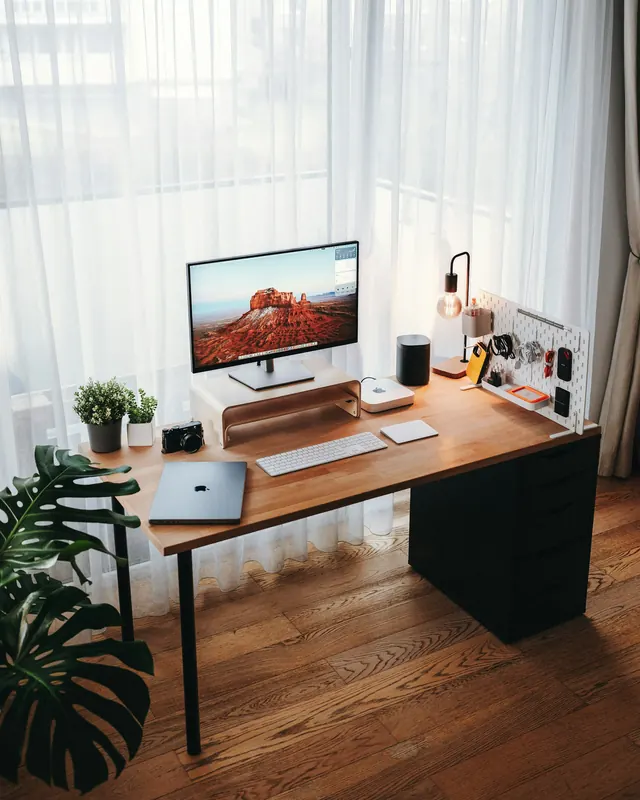 Home Office Workspace Mockup