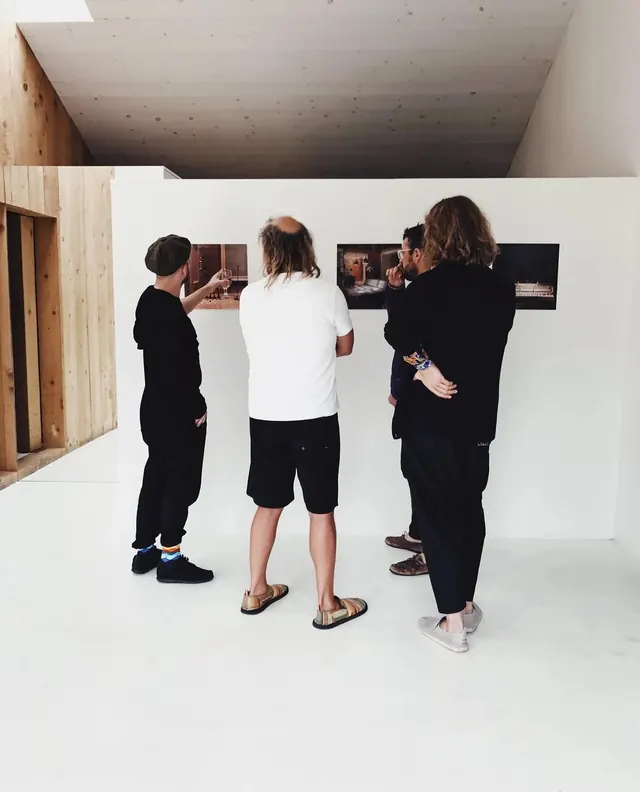 Interior Space with People