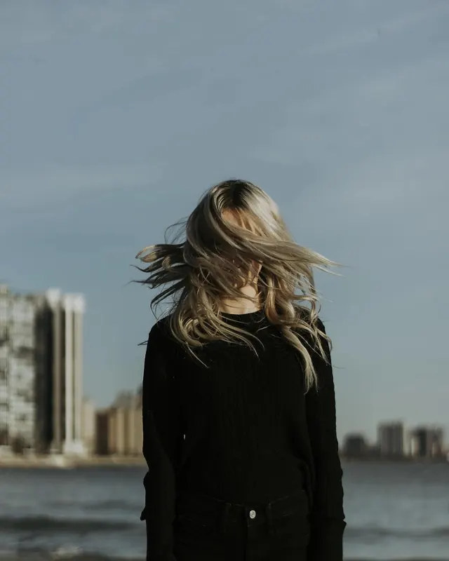Woman in Motion Portrait