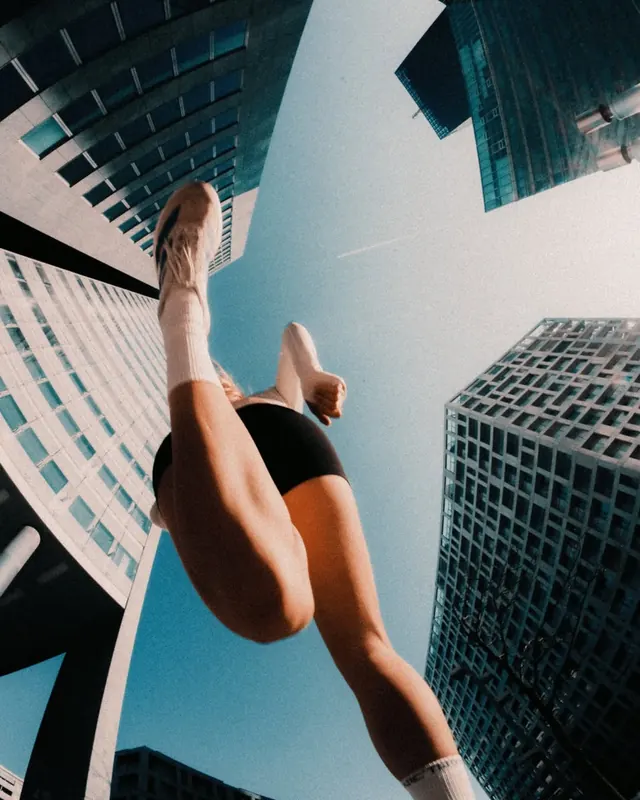 Low Angle Urban Perspective