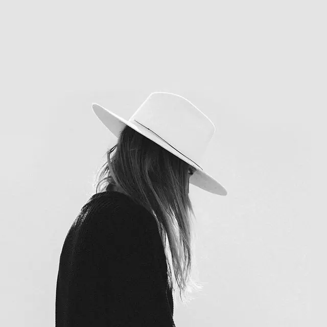 Monochrome Portrait with Hat