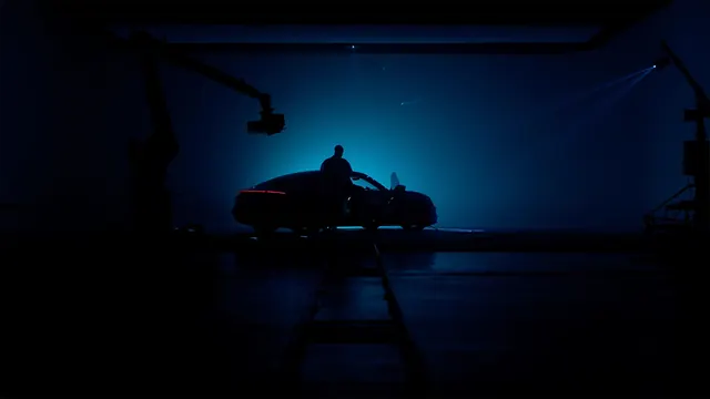 Dark Studio Automotive Shot