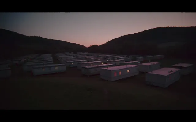 Industrial Facility at Dusk
