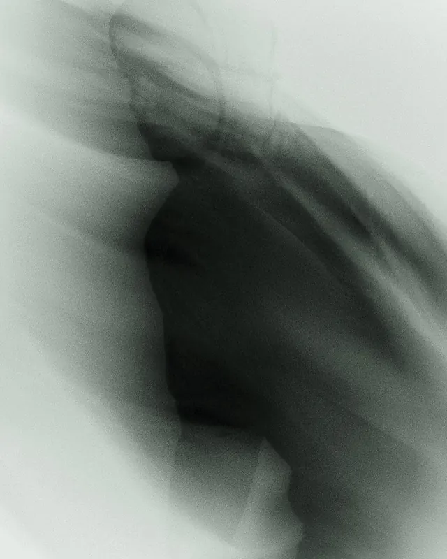 Abstract Motion Blur Figure, abstract, monochrome, monochrome