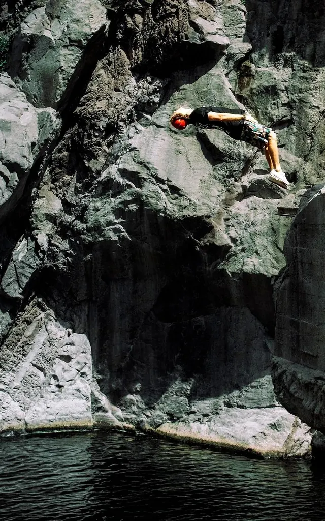 Person on Cliffside