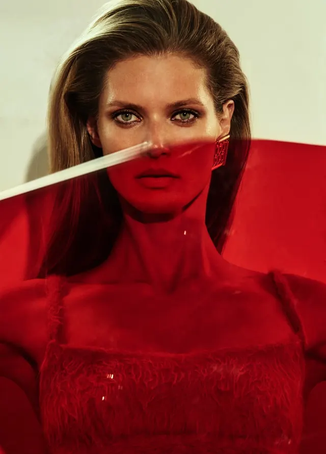 Red Tonal Portrait