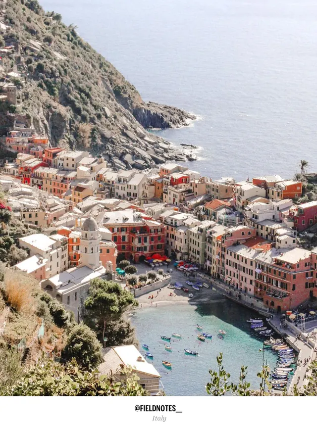 Coastal Village Landscape