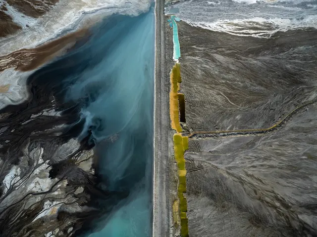 Aerial Coastal Landscape