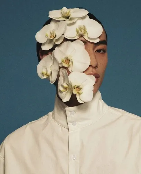 Floral Portrait Composition