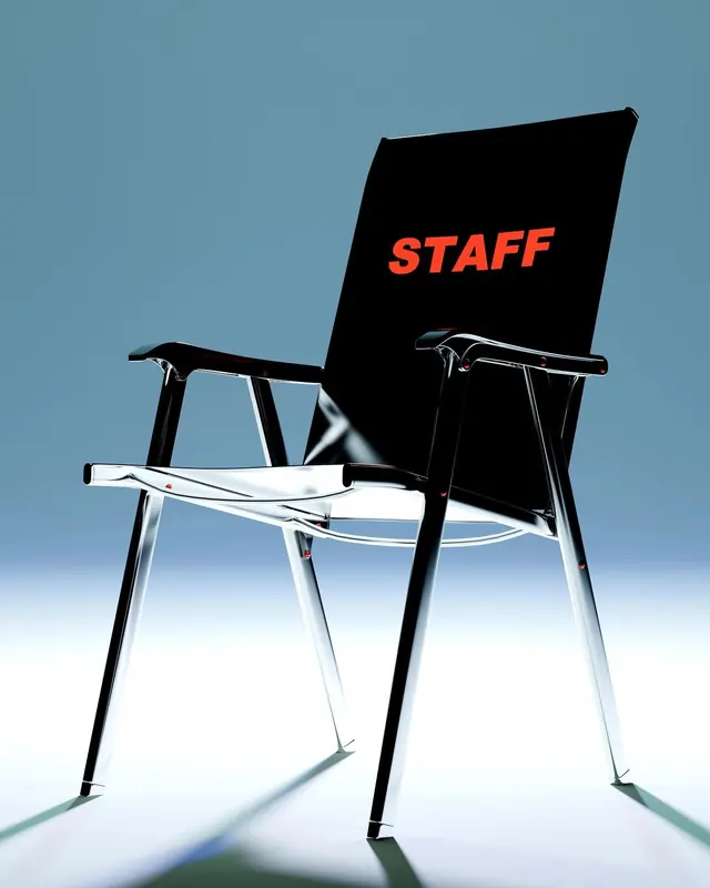 Staff Chair with Graphic