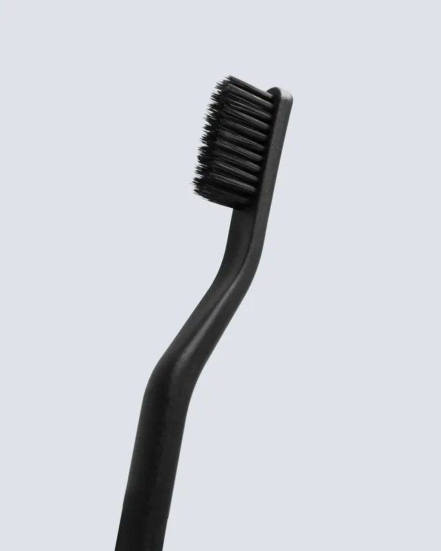 Black Toothbrush Product Shot