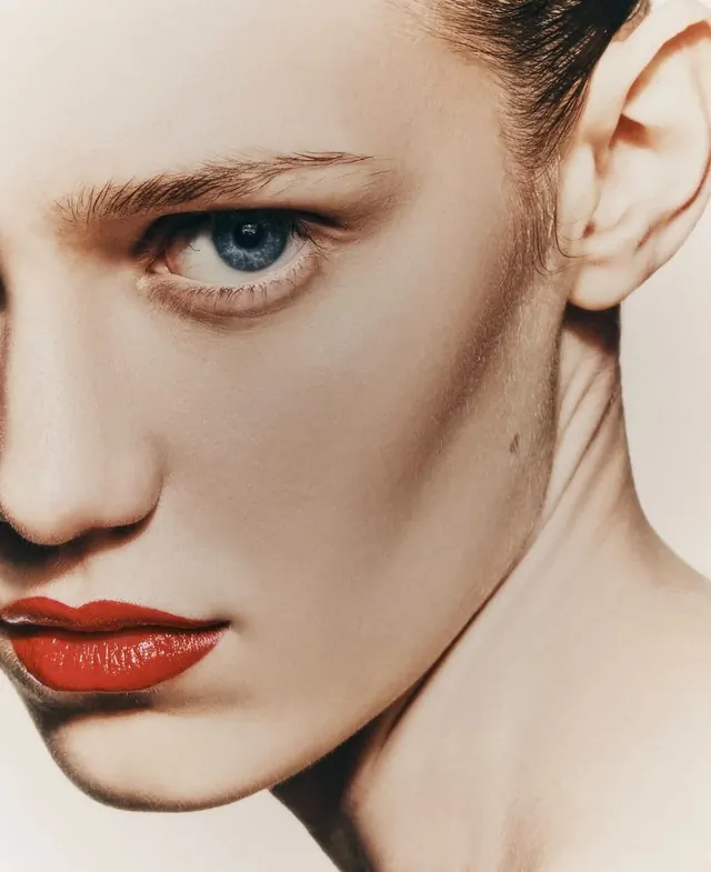 Close-up Beauty Portrait