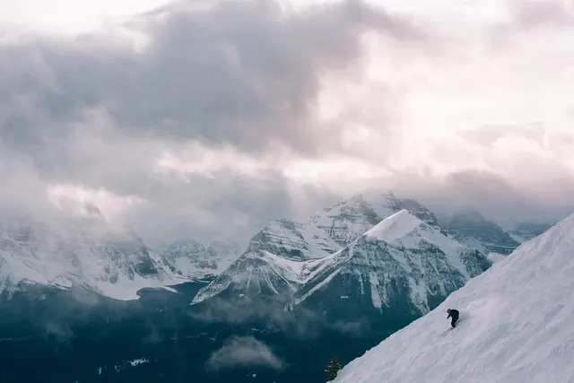 Snowy Mountain Landscape