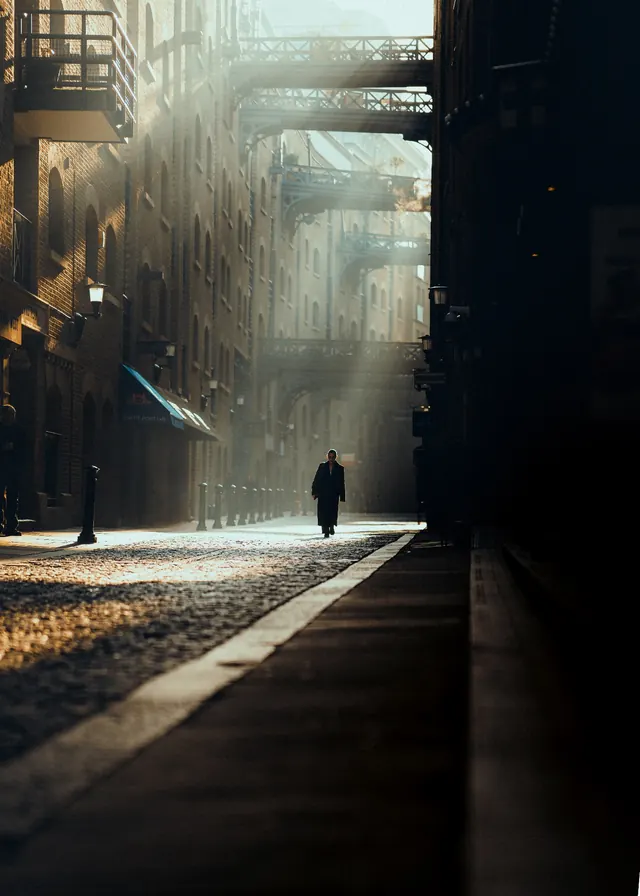 Urban Rainy Streetscape
