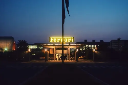 Exterior Building Architecture at Night