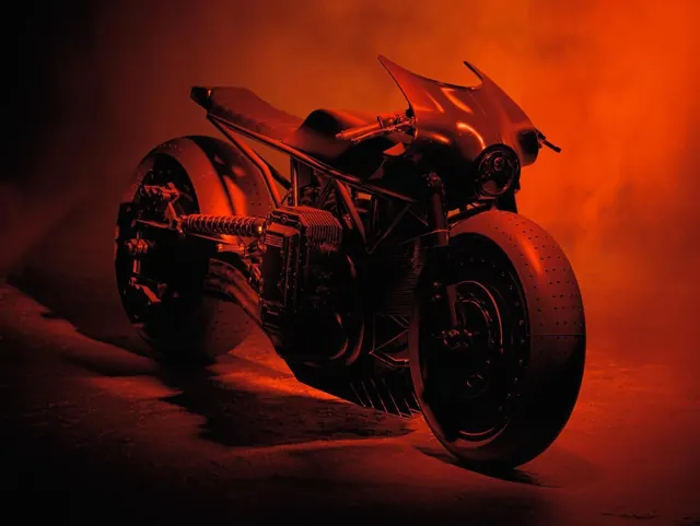 Motorcycle in Motion