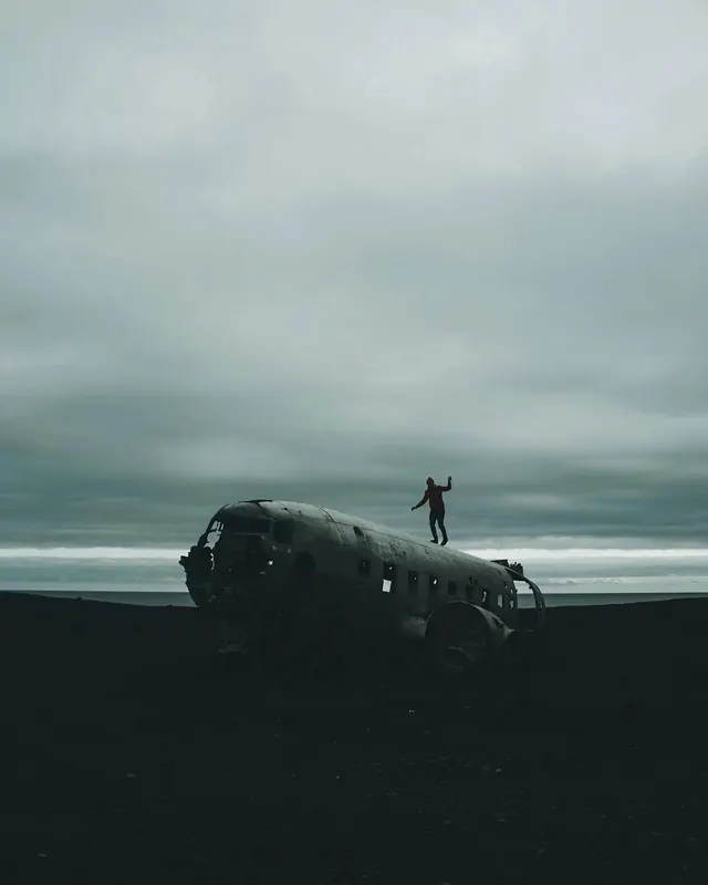 Atmospheric Landscape with Figure