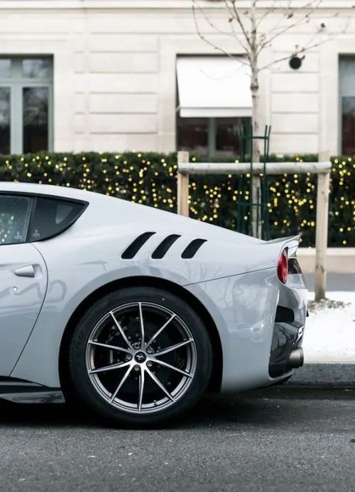 White Sports Car Exterior
