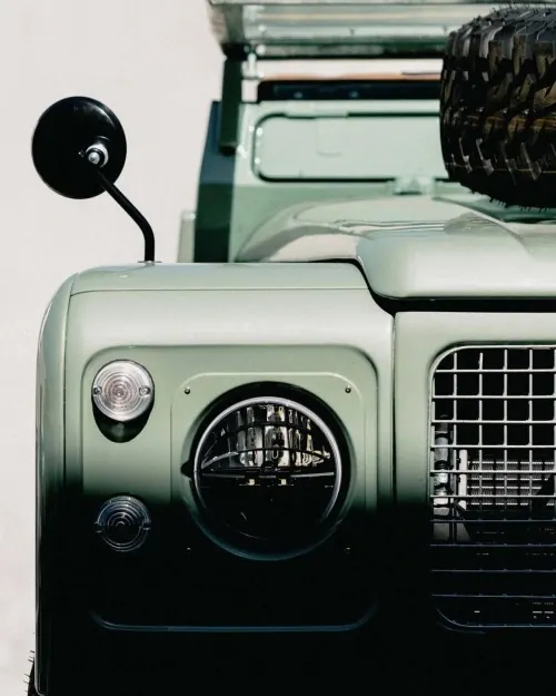 Vintage Off-Road Vehicle Detail