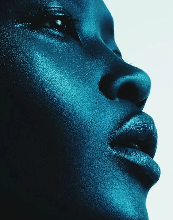 Blue Tonal Portrait