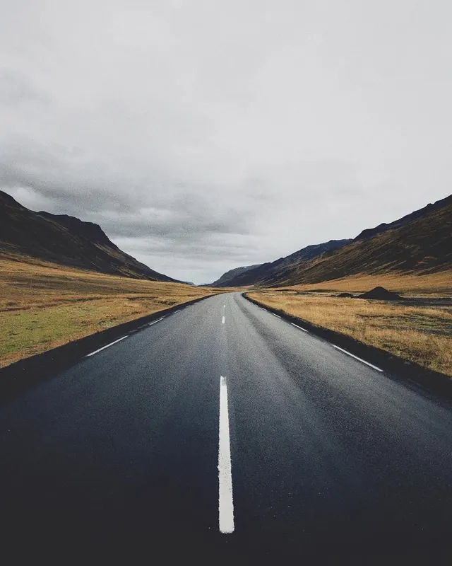 Mountain Road Landscape