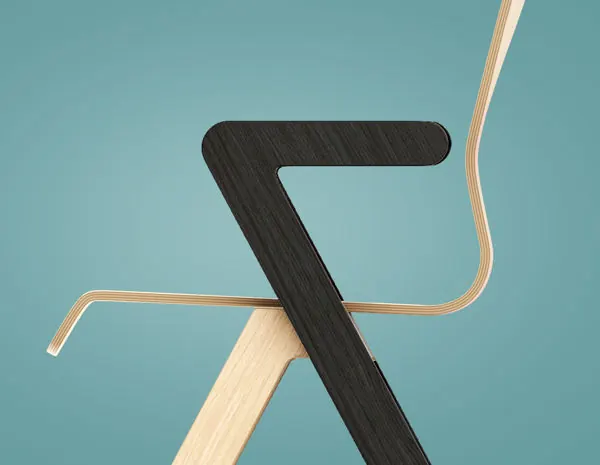 Minimalist Chair Composition