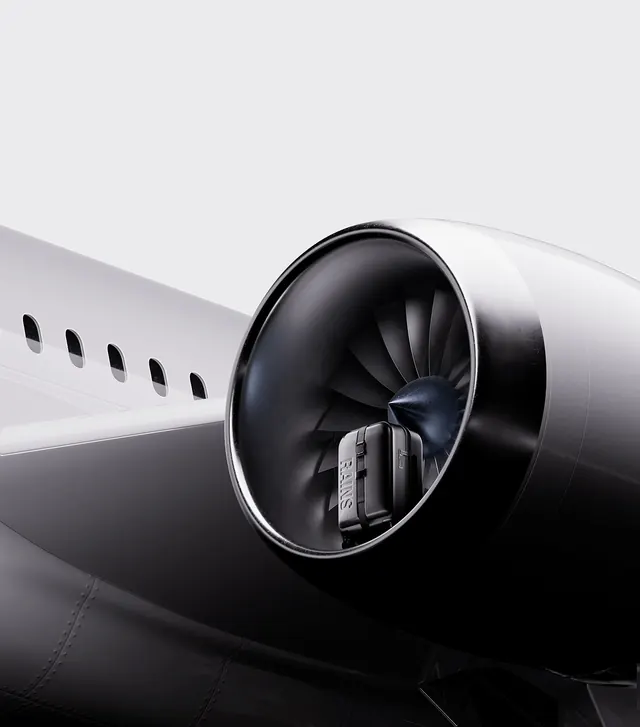 Aircraft Engine Close-up