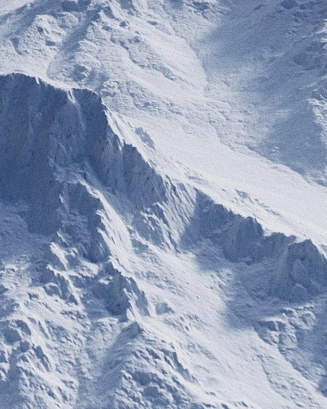 Snowy Mountain Landscape
